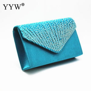 14 Color Women Wedding Clutch Luxury Handbag Women Bags Designer Envelope Clutch Purse Female 2019 Yellow Evening Party Prom Bag