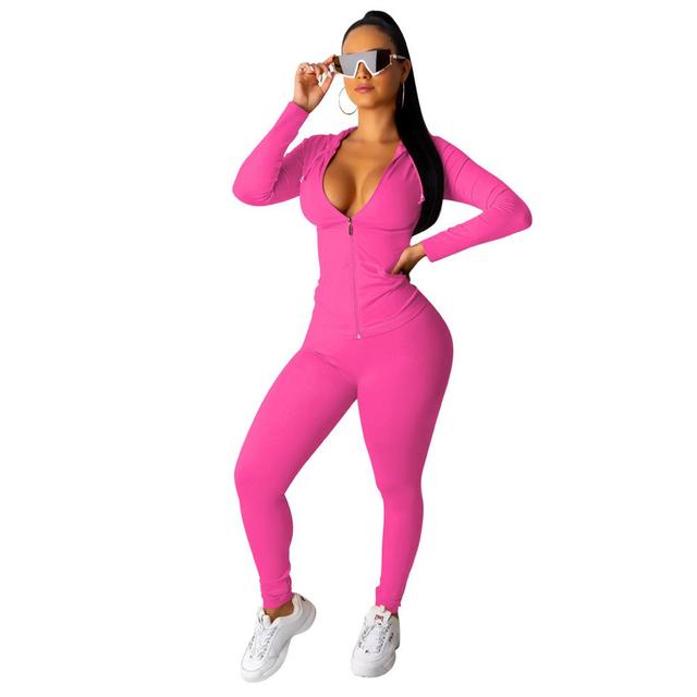 Women Festival Clothing Two Piece Set Tracksuit Top+Pant Sweat Suits Neon 2 Piece Outfits Matching Sets 3XL Plus Size party wear