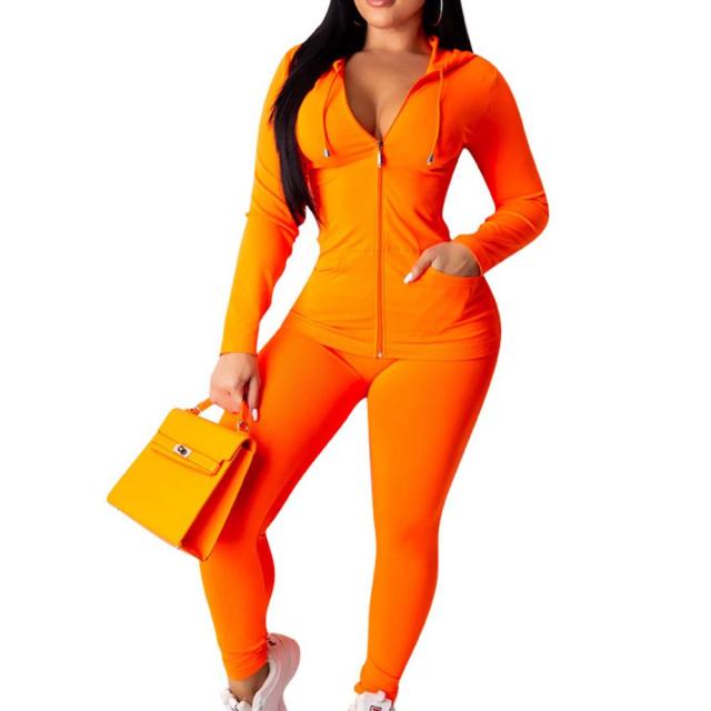 Women Festival Clothing Two Piece Set Tracksuit Top+Pant Sweat Suits Neon 2 Piece Outfits Matching Sets 3XL Plus Size party wear