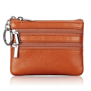 Fashion Leather Women Wallet Clutch One/Two Zip Female Short Small Coin Purse Brand New Design Soft Mini Card Cash Holder