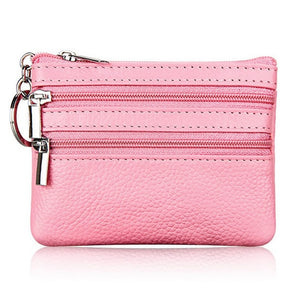 Fashion Leather Women Wallet Clutch One/Two Zip Female Short Small Coin Purse Brand New Design Soft Mini Card Cash Holder