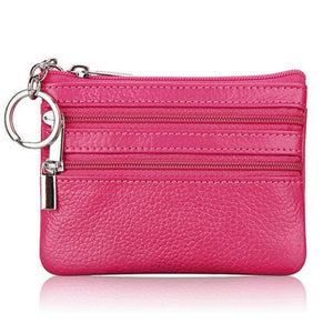 Fashion Leather Women Wallet Clutch One/Two Zip Female Short Small Coin Purse Brand New Design Soft Mini Card Cash Holder