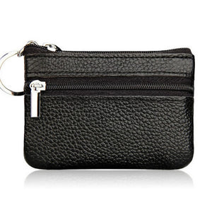 Fashion Leather Women Wallet Clutch One/Two Zip Female Short Small Coin Purse Brand New Design Soft Mini Card Cash Holder