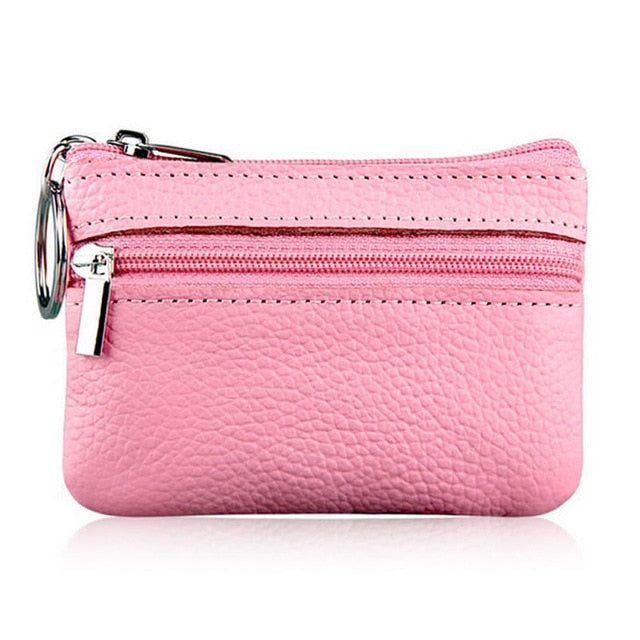 Fashion Leather Women Wallet Clutch One/Two Zip Female Short Small Coin Purse Brand New Design Soft Mini Card Cash Holder