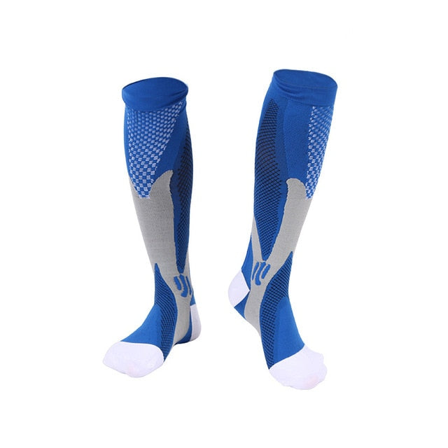 44 Styles Men Women Compression Socks Fit For Sports Black compression socks Anti Fatigue Pain Relief Knee High Stockings 1 Pair