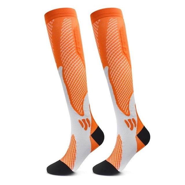 44 Styles Men Women Compression Socks Fit For Sports Black compression socks Anti Fatigue Pain Relief Knee High Stockings 1 Pair