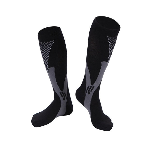 44 Styles Men Women Compression Socks Fit For Sports Black compression socks Anti Fatigue Pain Relief Knee High Stockings 1 Pair