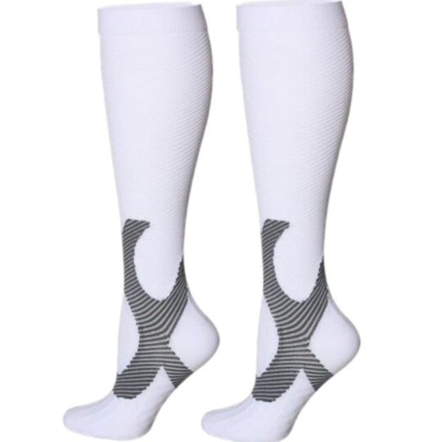 44 Styles Men Women Compression Socks Fit For Sports Black compression socks Anti Fatigue Pain Relief Knee High Stockings 1 Pair