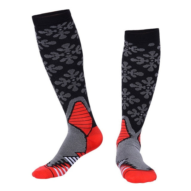 44 Styles Men Women Compression Socks Fit For Sports Black compression socks Anti Fatigue Pain Relief Knee High Stockings 1 Pair