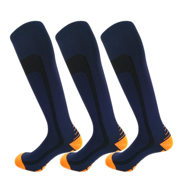 44 Styles Men Women Compression Socks Fit For Sports Black compression socks Anti Fatigue Pain Relief Knee High Stockings 1 Pair