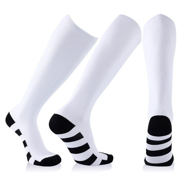 44 Styles Men Women Compression Socks Fit For Sports Black compression socks Anti Fatigue Pain Relief Knee High Stockings 1 Pair