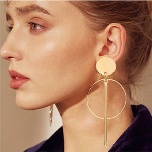 2020 New Long Crystal Tassel Gold Color Dangle Earrings for Women Wedding Drop Earing Fashion Jewelry Gifts