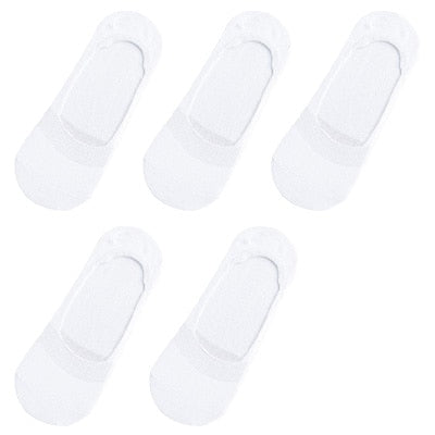 10 pieces = 5 pairs Women Cotton Invisible No show Socks non-slip Summer Solid Color Short Socks Fashion Ankle Thin Slipper Sock