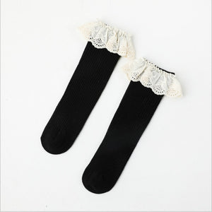 New Baby Girls socks Long Socks Kids Knee Lengths Soft Cotton baby Socks Kids 0-4 Years Knee High Socks