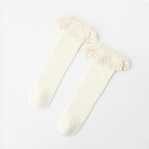 New Baby Girls socks Long Socks Kids Knee Lengths Soft Cotton baby Socks Kids 0-4 Years Knee High Socks