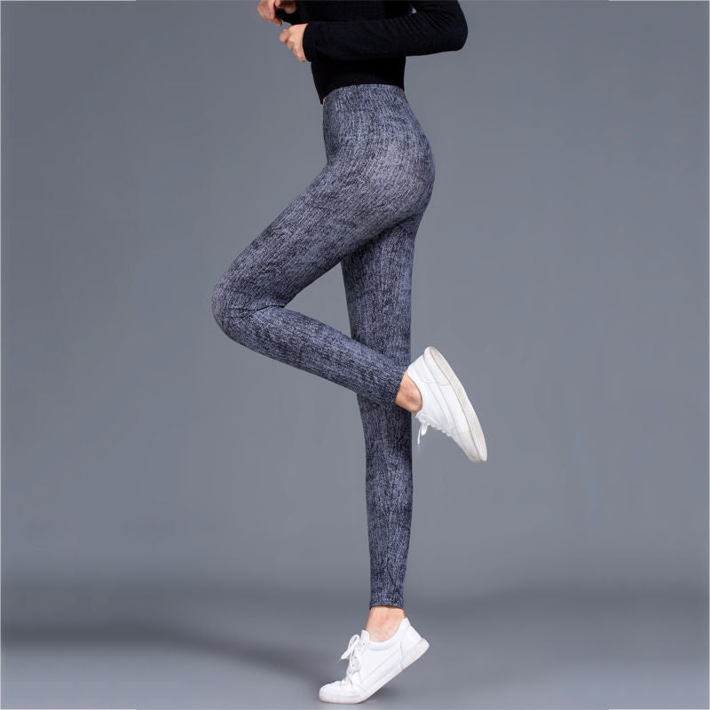 CHSDCSI Faux Denim Jeans Leggings Sexy Long Fashion Slim Women Legging Gym Sporting Summer Leggings Casual Trousers Pencil Pants