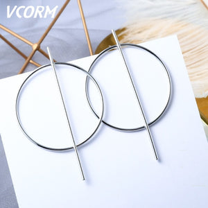 New Korean Acrylic Earrings For Women Statement Vintage Geometric Gold Dangle Drop Earrings 2020 Female Wedding Fashion Jewelry