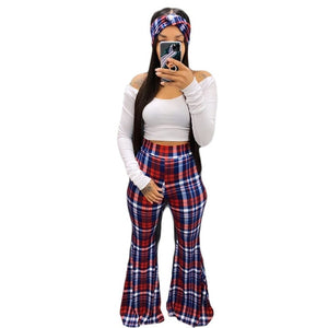 3 Piece Outfit Women Sets Bodycon Matching Set Crop Top Flared Pants Scarf Joggers Tracksuit Fall Clothes Wholesale Dropshpping