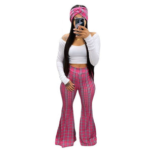 3 Piece Outfit Women Sets Bodycon Matching Set Crop Top Flared Pants Scarf Joggers Tracksuit Fall Clothes Wholesale Dropshpping