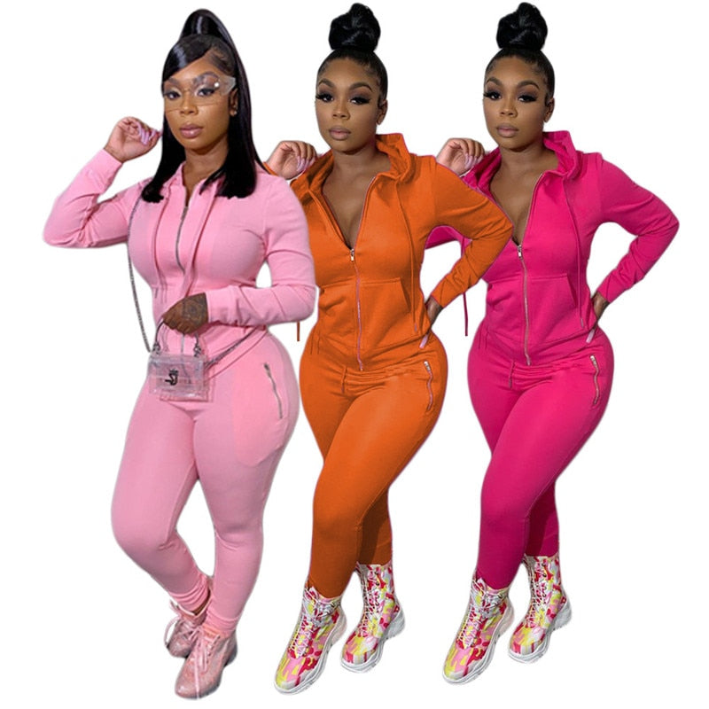 Sweat Suits Women Matching Sets Birthday Outfits for Clothes Tshirts 2 Piece Winter Plus Size Clothing Wholesale Dropshipping