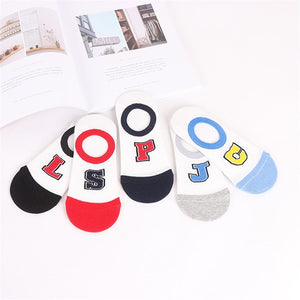 27 Style 10 Piece=5 Pairs/Lot Cute Harajuku Animal Women Socks Set Funny Spring Cat Dog Rabbit Panda Low Cut Short Sock Happy