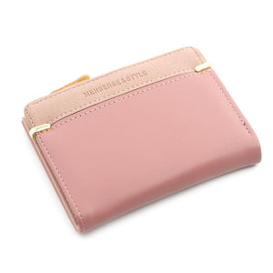 Women's Wallet Short Women Coin Purse Fashion Wallets For Woman Card Holder Small Ladies Wallet Female Hasp Mini Clutch For Girl