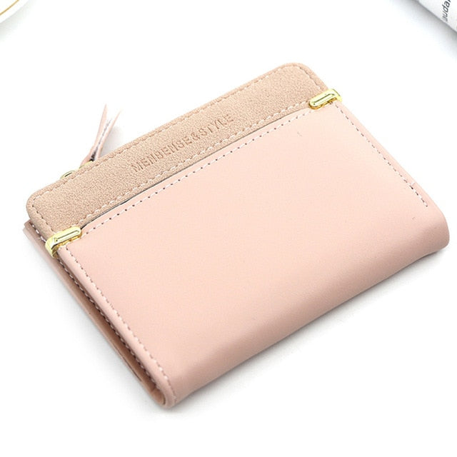 Women's Wallet Short Women Coin Purse Fashion Wallets For Woman Card Holder Small Ladies Wallet Female Hasp Mini Clutch For Girl