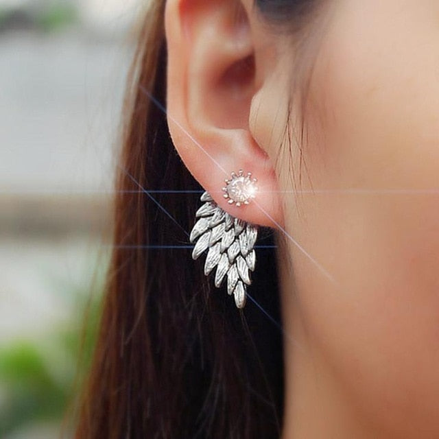 2020 New Crystal Flower Drop Earrings for Women Fashion Jewelry Gold colour Rhinestones Earrings Gift for Party Best Friend