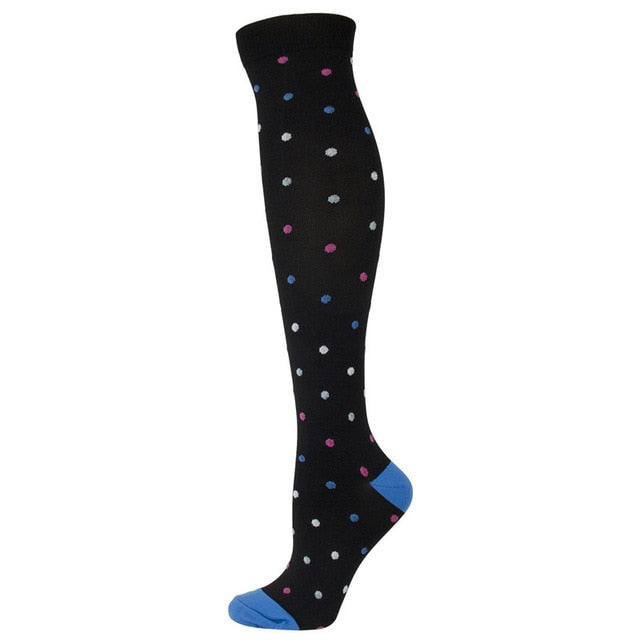 58 Styles Compression Socks Fit For Medical Edema Diabetes Varicose Veins Socks Outdoor Men Women Running Hiking Sports Socks