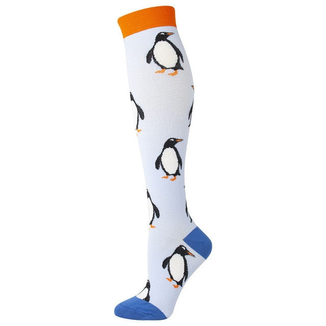 58 Styles Compression Socks Fit For Medical Edema Diabetes Varicose Veins Socks Outdoor Men Women Running Hiking Sports Socks