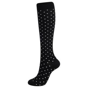 Compression Socks Varicose Veins Men Women Sports Running Socks Knee High 20-30mmgh Travel Nurses Compression Stocking