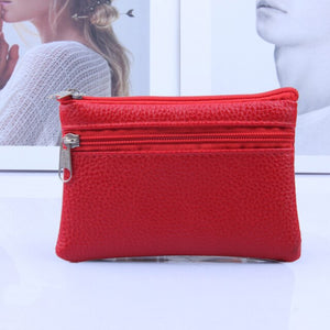 fashion Leather Coin Purse Women Small Wallet Change Purses Mini Zipper Money Bags Children's Pocket Wallets Key Holder