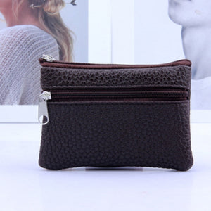 fashion Leather Coin Purse Women Small Wallet Change Purses Mini Zipper Money Bags Children's Pocket Wallets Key Holder