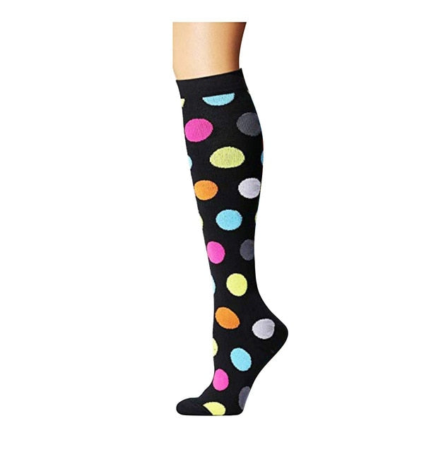 58 Styles Compression Socks Fit For Medical Edema Diabetes Varicose Veins Socks Outdoor Men Women Running Hiking Sports Socks