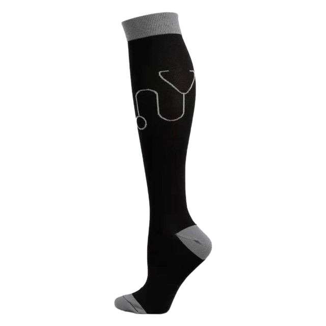 58 Styles Compression Socks Fit For Medical Edema Diabetes Varicose Veins Socks Outdoor Men Women Running Hiking Sports Socks