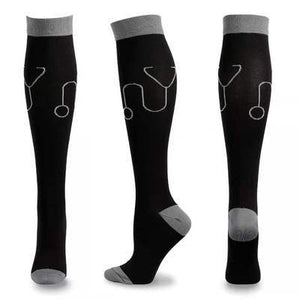 Compression Socks Men Women Knee High Stockings 20-30 MmHg Fit Medical Edema Diabetes Varicose Veins Running Compression Socks