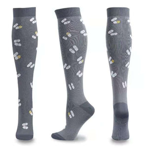 Compression Socks Men Women Knee High Stockings 20-30 MmHg Fit Medical Edema Diabetes Varicose Veins Running Compression Socks