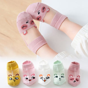 5 Pairs Cotton Kids Socks Warm Winter Socks For Baby Girls Cute Cartoon Newborn Toddler Socks Casual Sport Boys Socks 0-12 Yrs