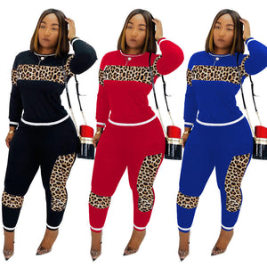 Two Piece Pants Set Fall Clothes 2021 Matching Set Women Gym Sport Sets Autumn Winter 2 Piece Outfits Tracksuit Set Sweat Suits