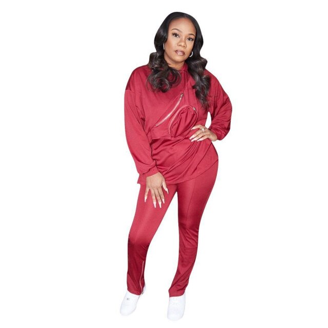 Streetwear Casual Two Piece Set Top and Pants Tracksuit Women Set 2021 Leisure Jogging Sportswear 2 Piece Outfits Sweat Suits