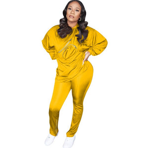 Streetwear Casual Two Piece Set Top and Pants Tracksuit Women Set 2021 Leisure Jogging Sportswear 2 Piece Outfits Sweat Suits