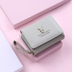 2021 New Fashion Women's Wallet Short Women Coin Purse Wallets For Woman Card Holder Small Ladies Wallet Female Hasp Mini Clutch