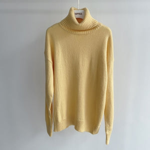 Toppies 2021 Autumn Winter Women's Sweater 15% Wool Green Turtleneck Sweater Knitted Tops Jumper Korean Clothes