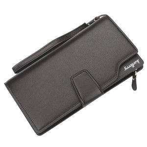 Men Long Wallet Clutch Bag Credit Card Holder Purses Carteira Masculina Carteras Billetera Hombre PU Leather Money Portfe Carte