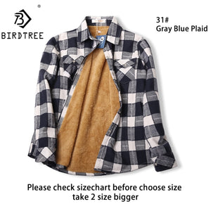 Velvet Thick Warm Women's Plaid Shirt Female Long Sleeve Tops M-5XL Winter Fleece Casual Check Blouse Autumn Clothes T77710A