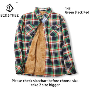 Velvet Thick Warm Women's Plaid Shirt Female Long Sleeve Tops M-5XL Winter Fleece Casual Check Blouse Autumn Clothes T77710A