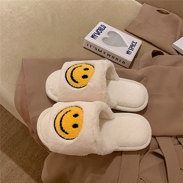 Cute Animal Slipper For Women Girls Fashion Kawaii Fluffy Winter Warm Slippers Woman Cartoon Milk Cow House Slippers Funny Shoes