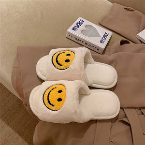 Cute Animal Slipper For Women Girls Fashion Kawaii Fluffy Winter Warm Slippers Woman Cartoon Milk Cow House Slippers Funny Shoes