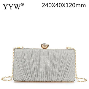 Silver Small Clutch Evening Bags Luxury for Women Wedding Party Clutch Bags Highclass Evening Crystal Clutch Purse Prom Sac